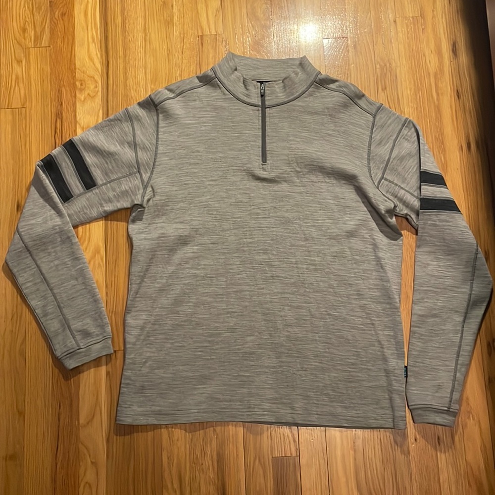 M’s Kuhl Merino Wool Half Zip Sweater, Large
